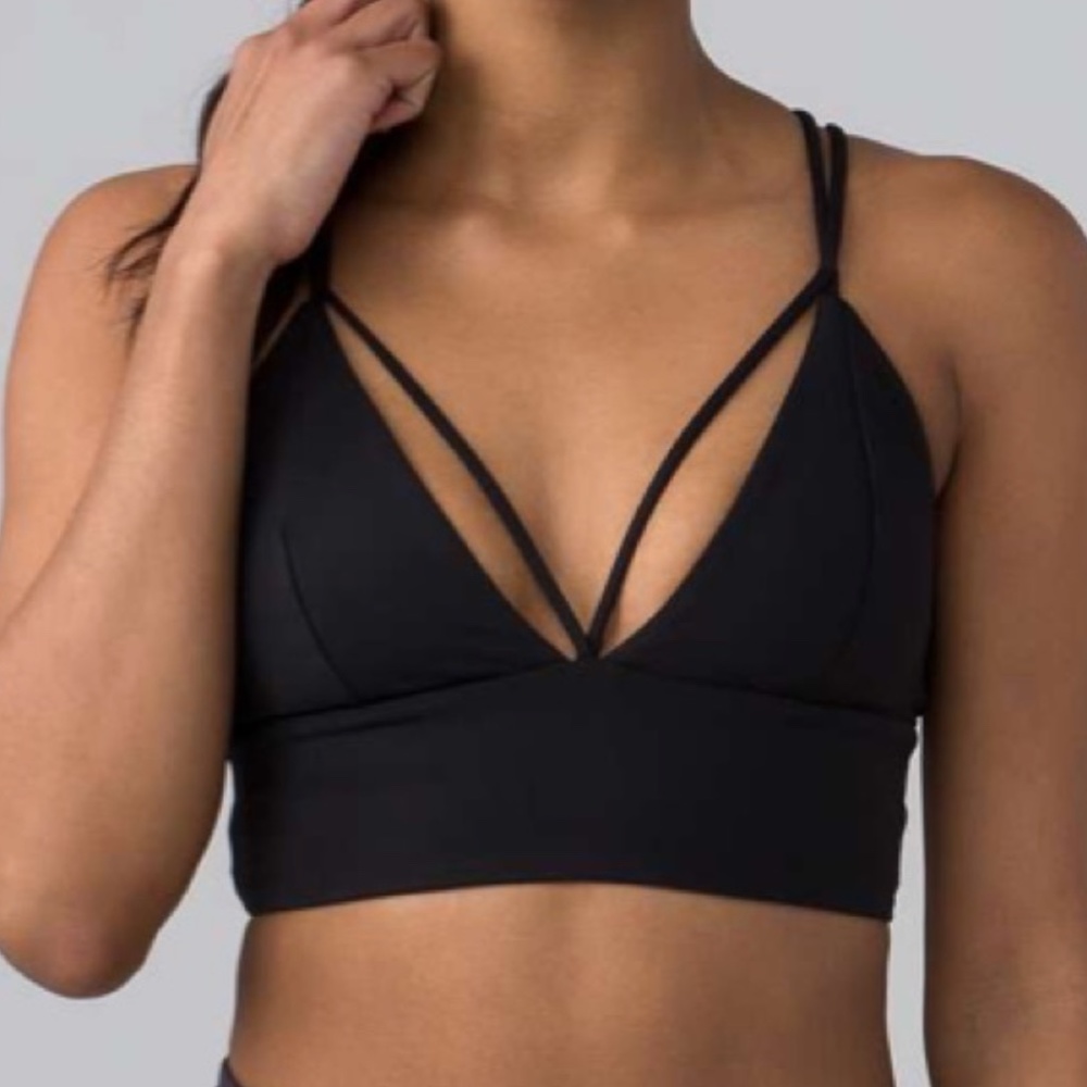 Lululemon Pushing Limits Bra 4 BLACK
